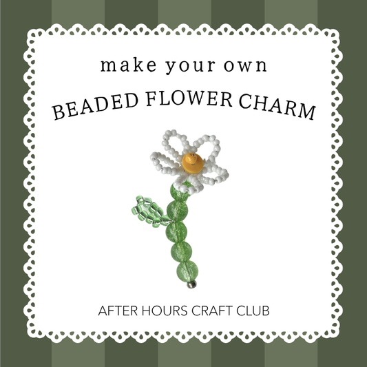 Beaded Flower Charm Craft Kit
