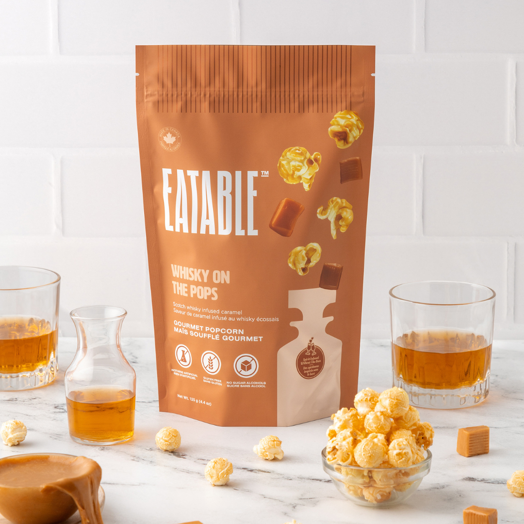 Whisky on the Pops Gourment Caramel Popcorn—125 g