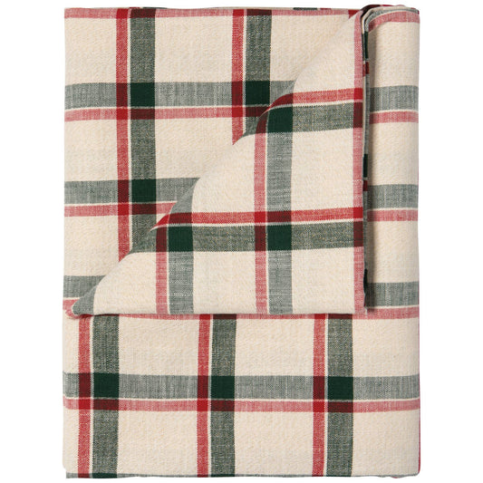 Noel Plaid Christmas Tablecloth—90 x 60 inch