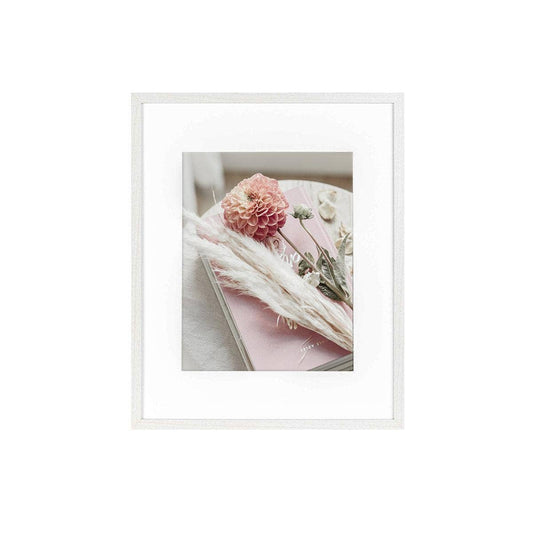 16x20 White Woodgrain Picture Frame