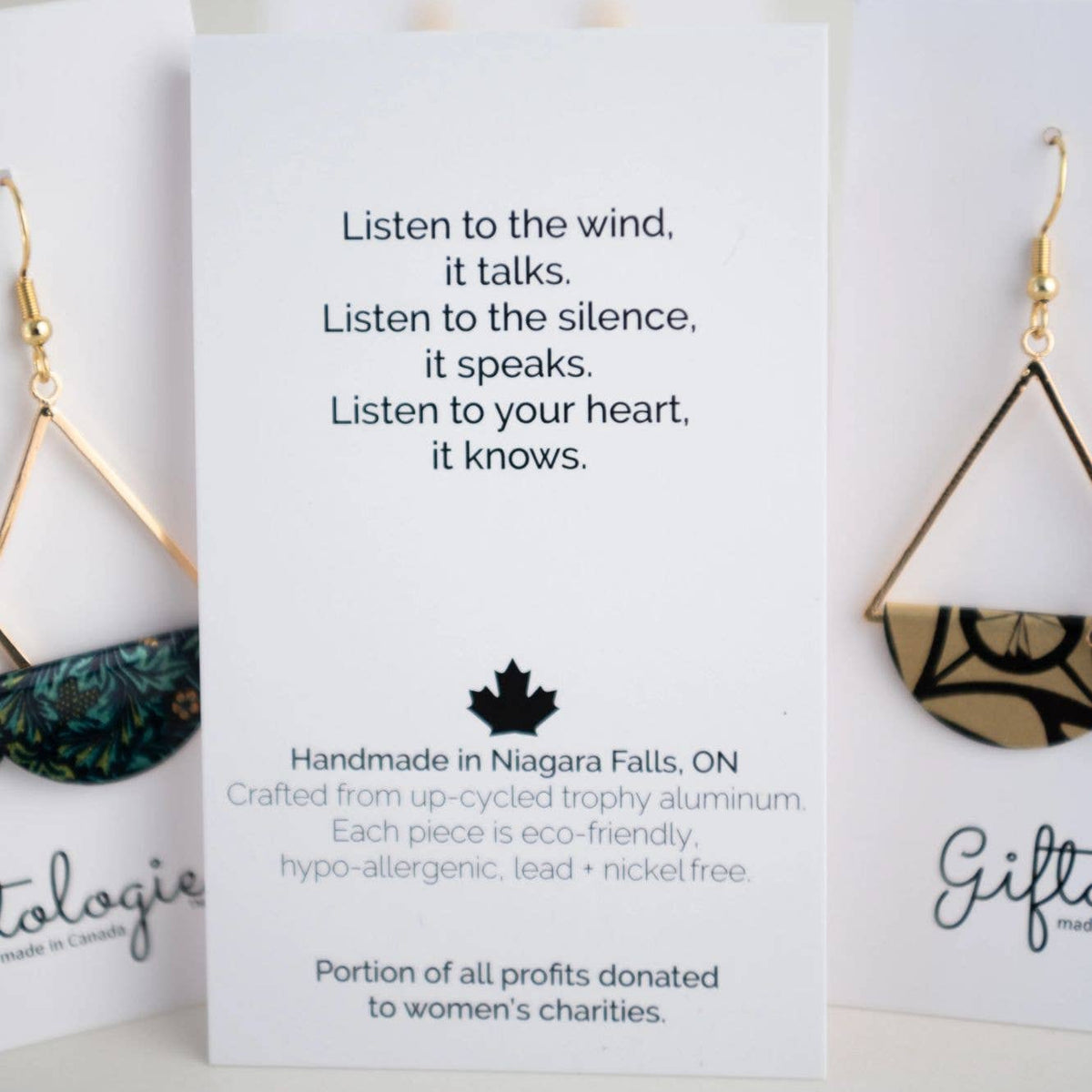 Wildflowers Dangle Earrings—Gold
