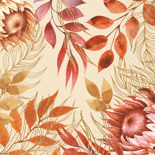 Fall blossom Luncheon Napkin