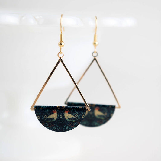 Songbirds Dangle Earrings—Gold
