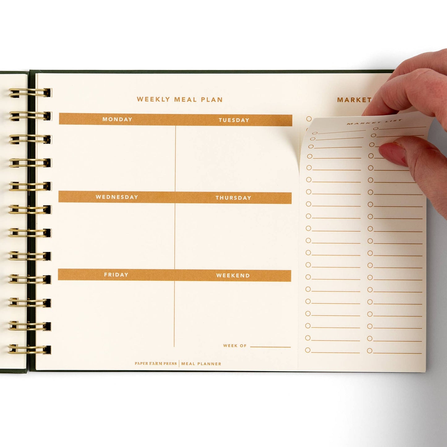 Floral Weekly Meal Planner