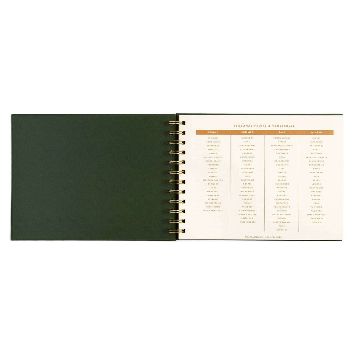 Floral Weekly Meal Planner