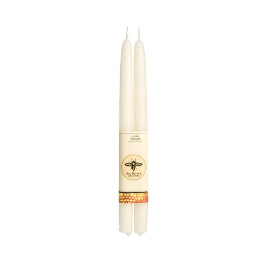 Ivory—Set of 2 100% Pure Beeswax