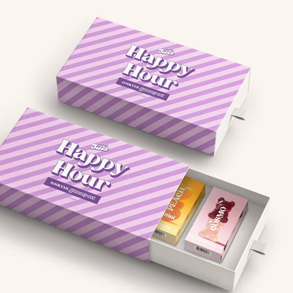 Happy Hour Cocktail Flavored Gummy Gift Box—Alcohol-Free