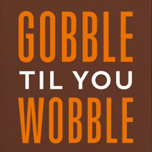 Gobble Cocktail Napkin