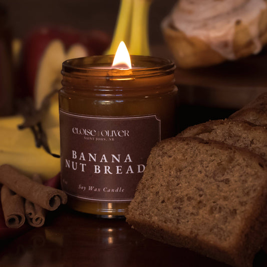 8oz Banana Bread Scented Candle