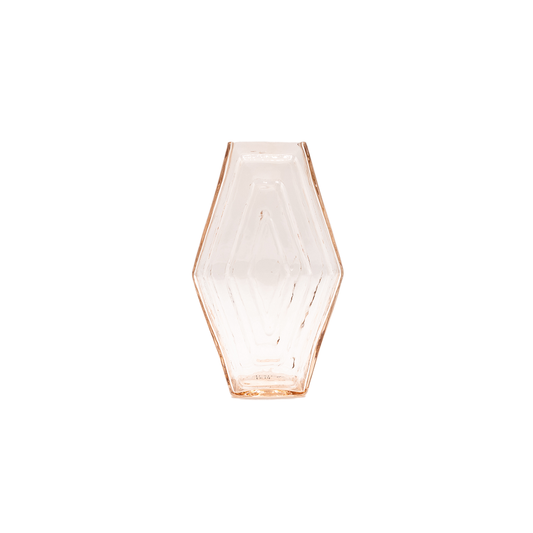 Pink Recycled Glass Vase, Small