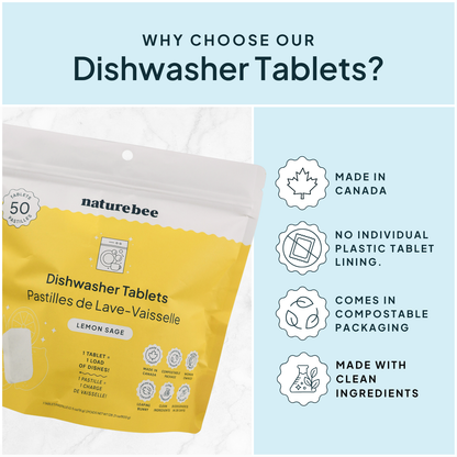 Lemon Dishwasher Tablets—50 Tablets