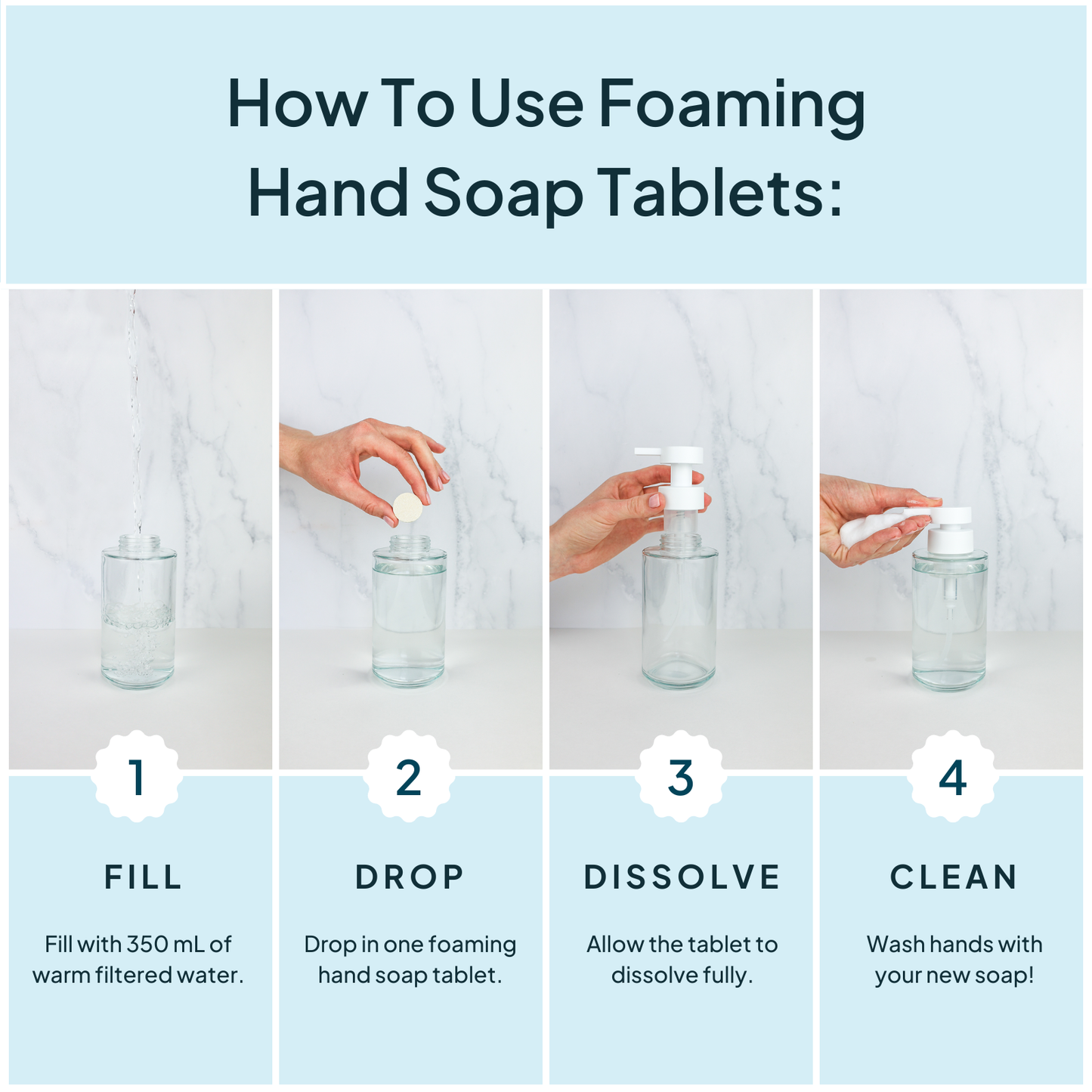 Warm Coconut Concentrated Foaming Hand Soap Refill—Single Tablet