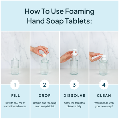 Warm Coconut Concentrated Foaming Hand Soap Refill—Single Tablet