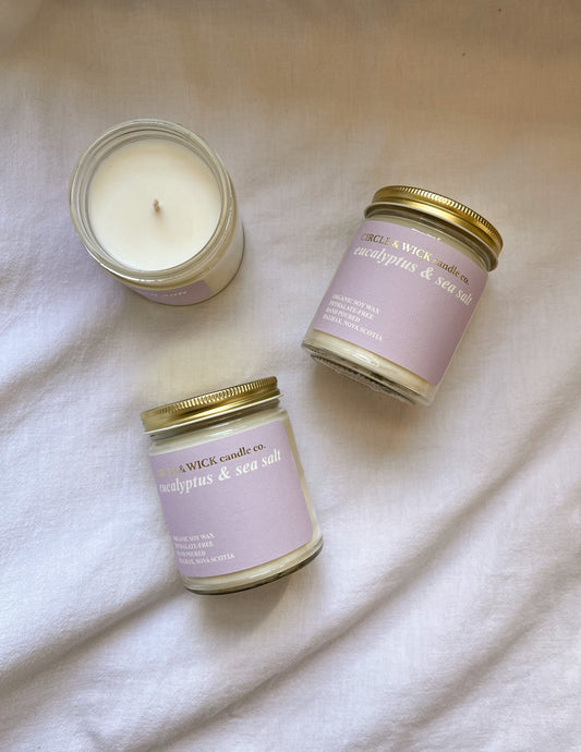 Eucayptus & Sea Salt Candle
