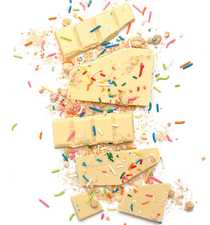 Birthday Cake White Chocolate Bar