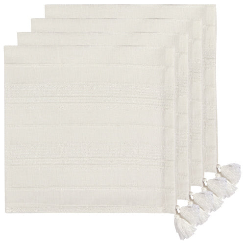 Blanca White Woven Napkins