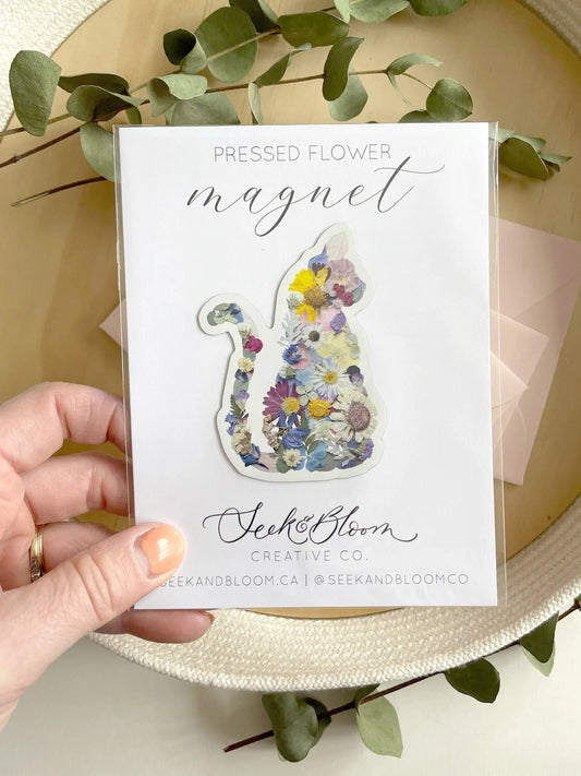 Pressed Flower Magnets—3"