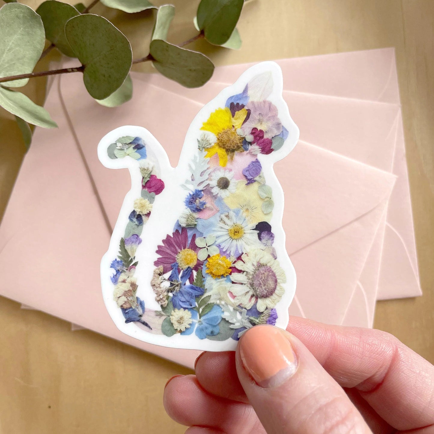 Seek & Bloom Pressed Flower Sticker