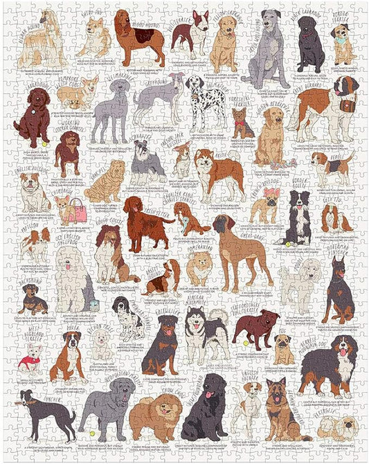 Dog Lover's 1000 Piece Jigsaw Puzzle