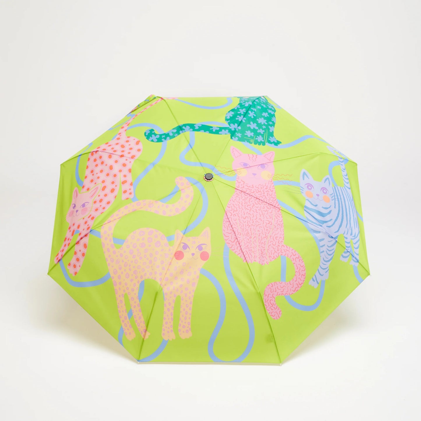 Eco-friendly Compact Duck Umbrella—Cats