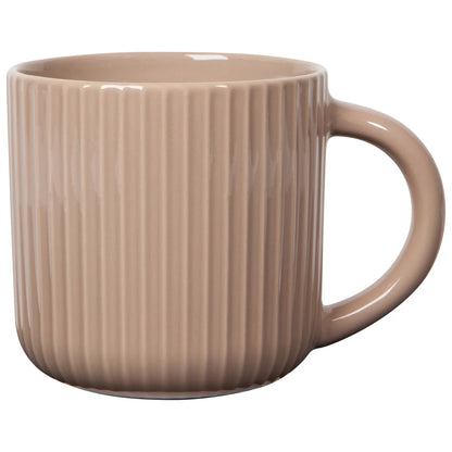 Fluted Stoneware Mug, 22 oz