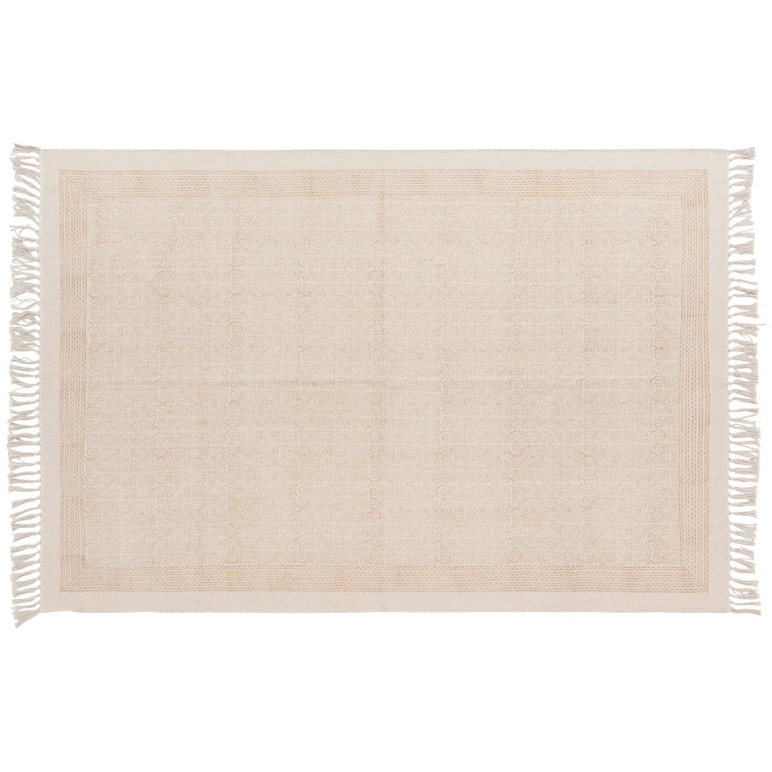 Gilt Block Print Rug