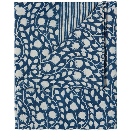 Vinebloom Blockprinted Tablecloth