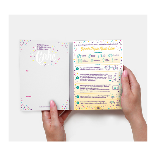 Let's Celebrate! Insta-Cake Card