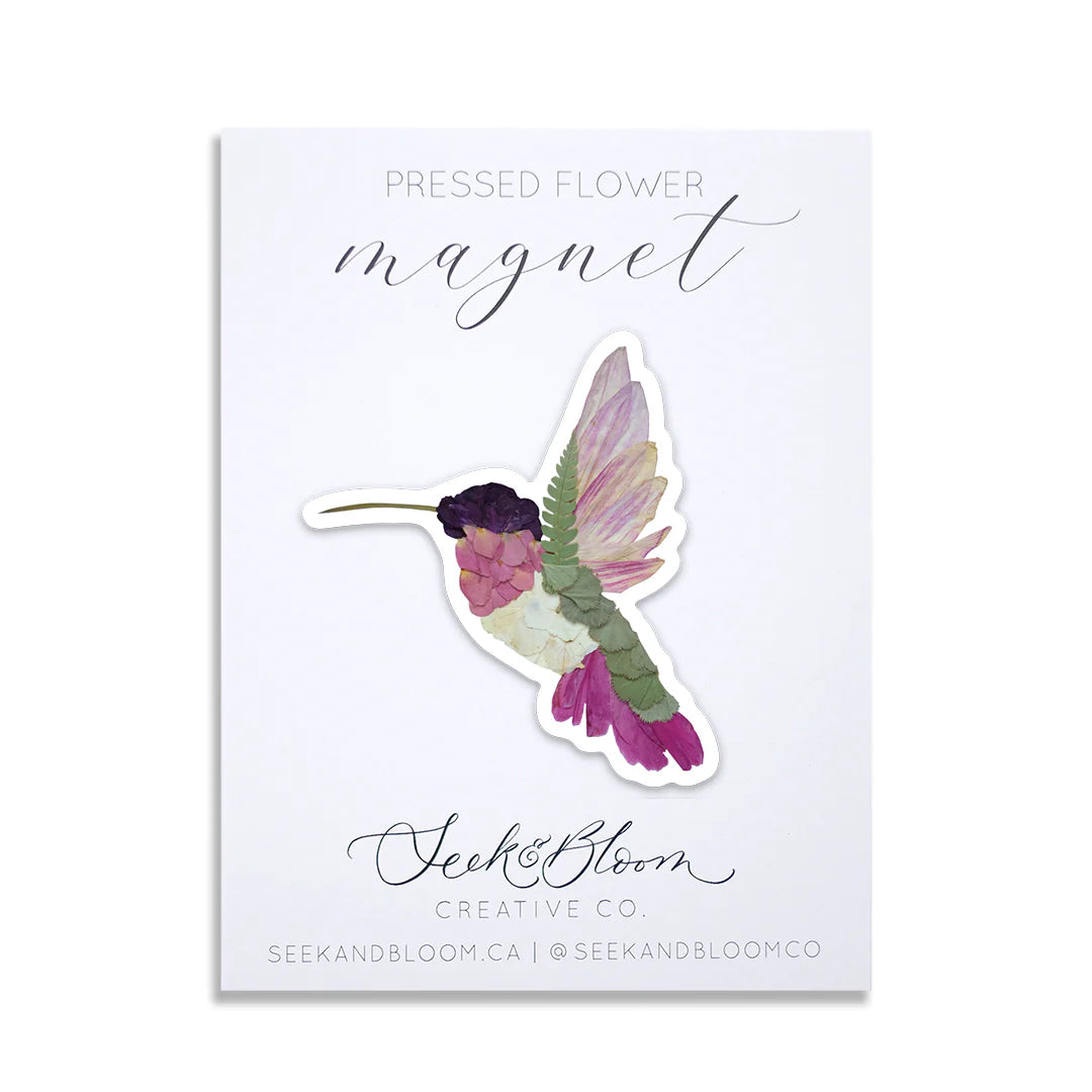 Pressed Flower Magnets—3"