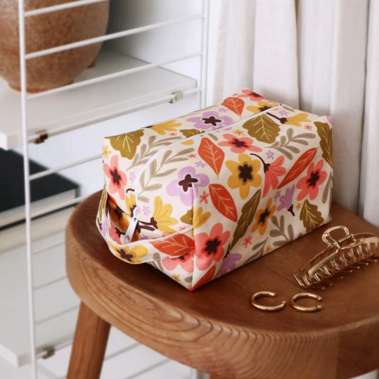 Medium Mod Floral Makeup Bag