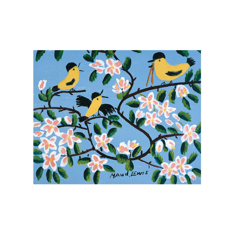Yellow Birds—Maud Lewis Print
