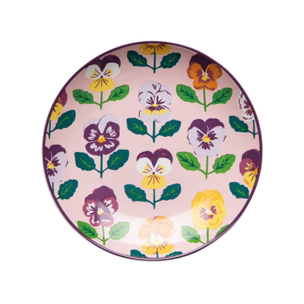 Pansy Appetizer Plates