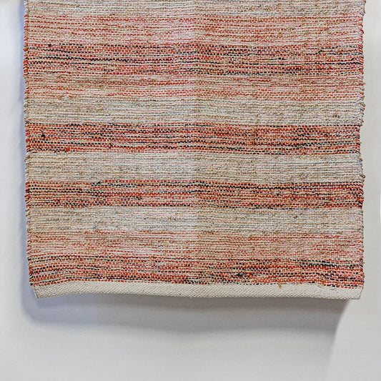 Multi-coloured Woven Cotton Rug