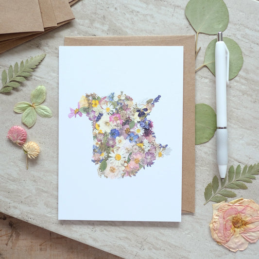 New Brunswick Map—Greeting Card