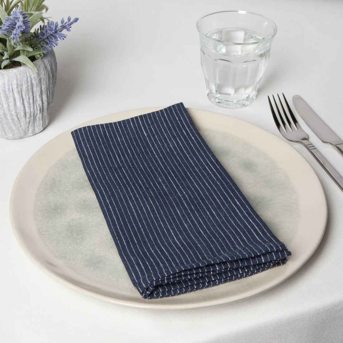 Pinstripe Linen Napkin