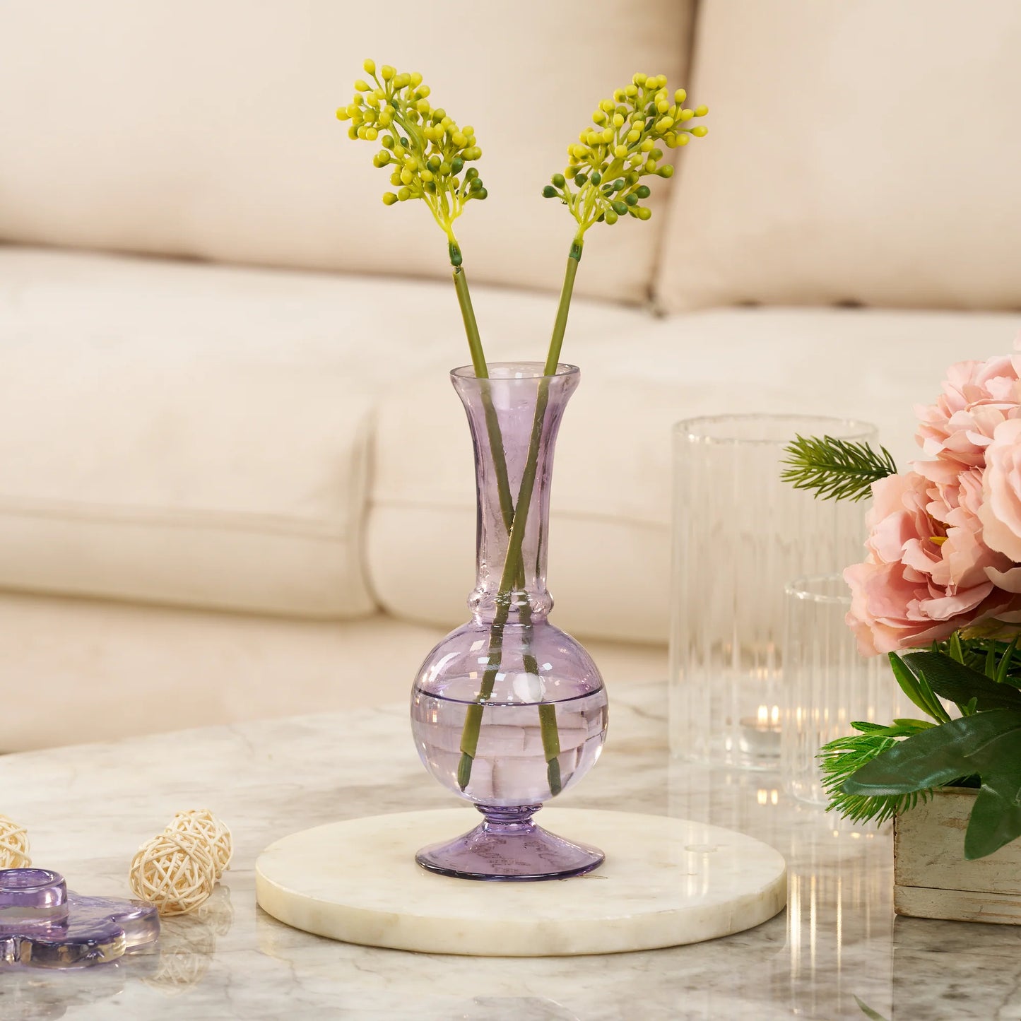 Lavender Isabella Vase