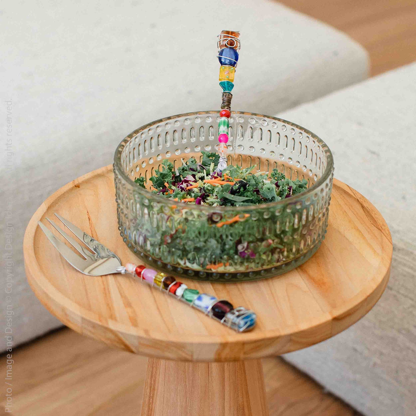 Serving Bowl - Morse Recycled Mouth Blown Glass