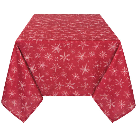 Snowflakes Tablecloth—60 x 90 Inches