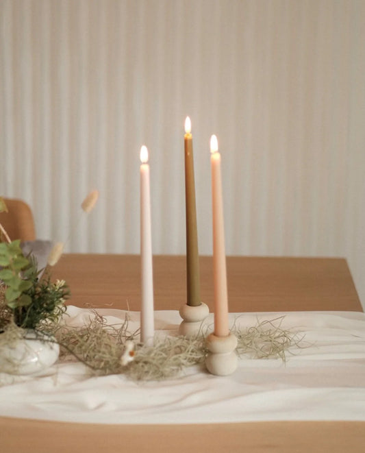 12 inch Soy Wax Taper Candles—Set of 2