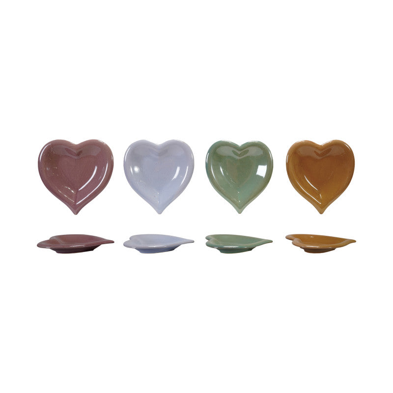 Stoneware Heart Shaped Dish