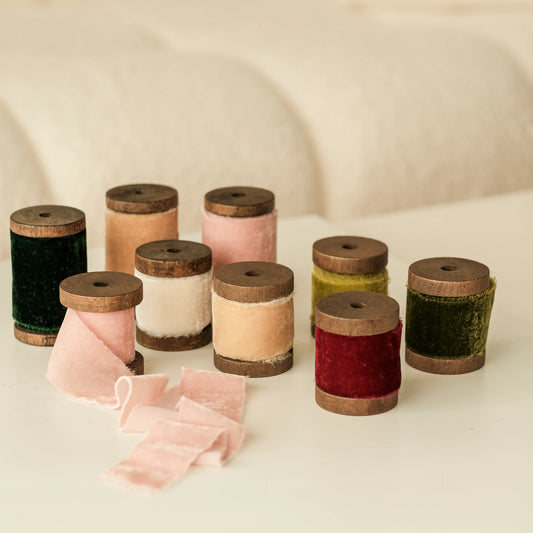 Velvet Ribbon, Hand Torn