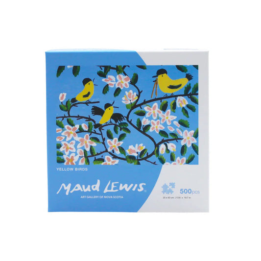 Yelllow Birds by Maud Lewis—500 Piece Jigsaw Puzzle