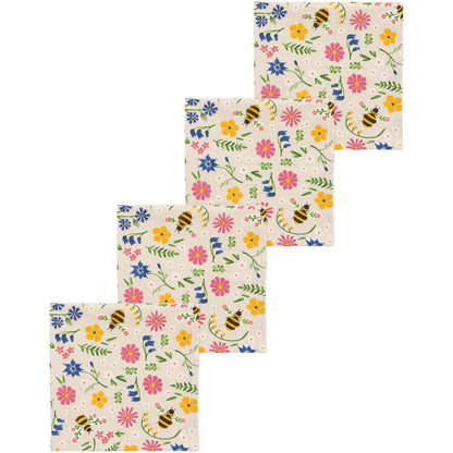 Bee Garden Napkins—Set of 4