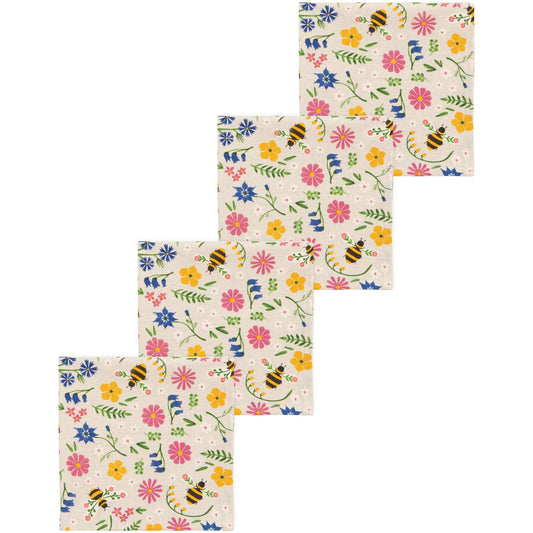 Bee Garden Napkins—Set of 4