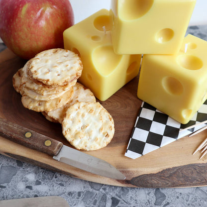 Block of Swiss Cheese Shaped Square Candle