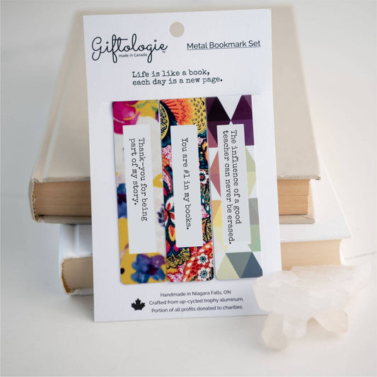 Kaftan Bookmark Trio - Teacher Quotes