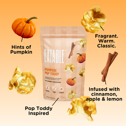 Pumpkin Pop Toddy Gourmet Caramel Popcorn