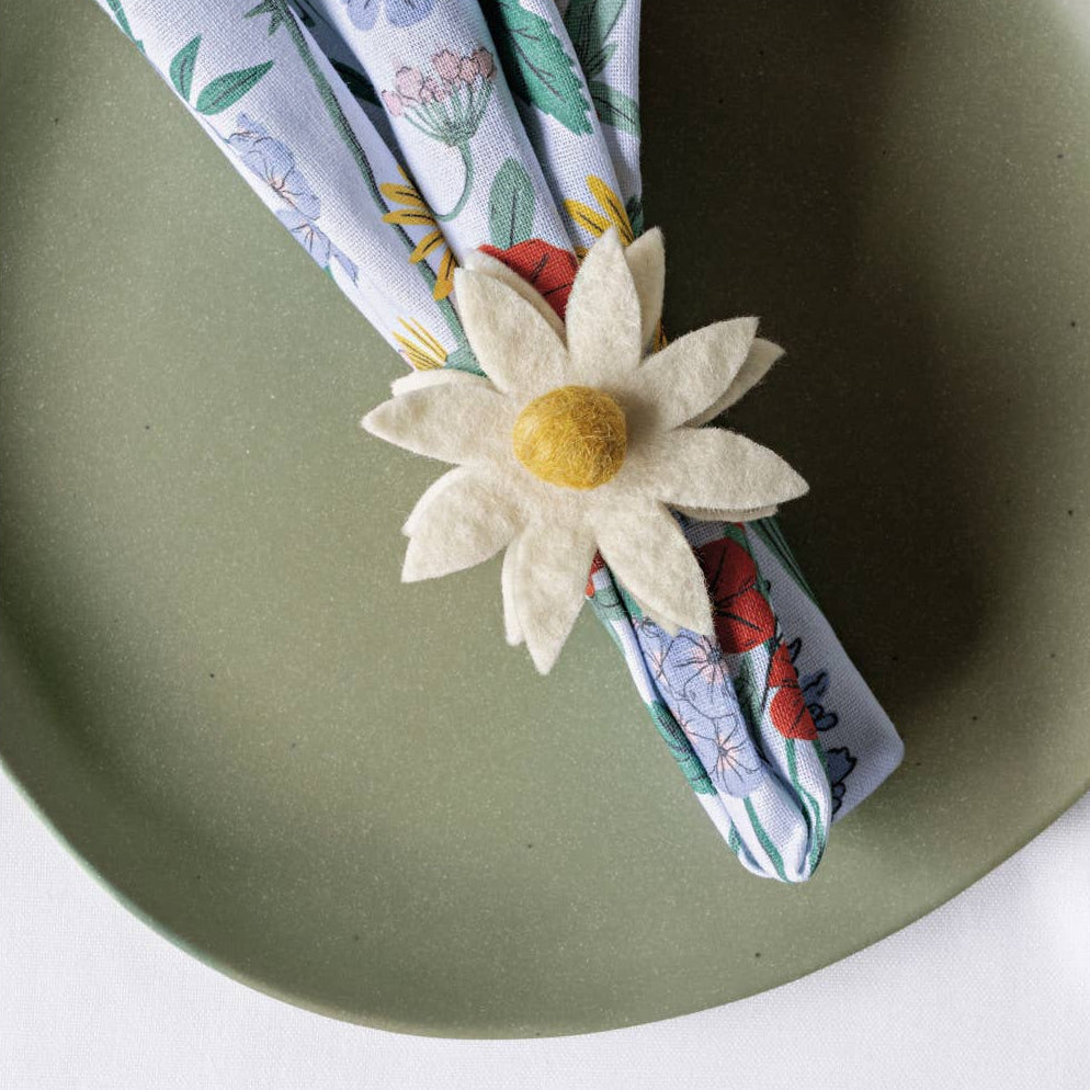 Daisy Felt Napkin Ring