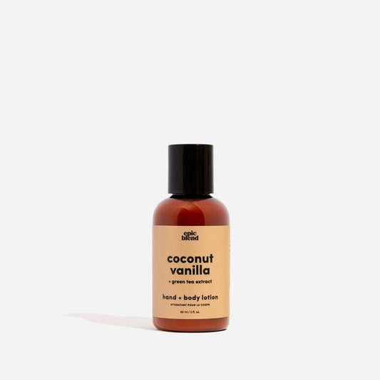Coconut Vanilla Hand and Body Lotion: 2oz