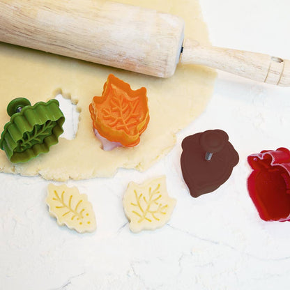 Pie Crust Cutters- Fall - Set of 4
